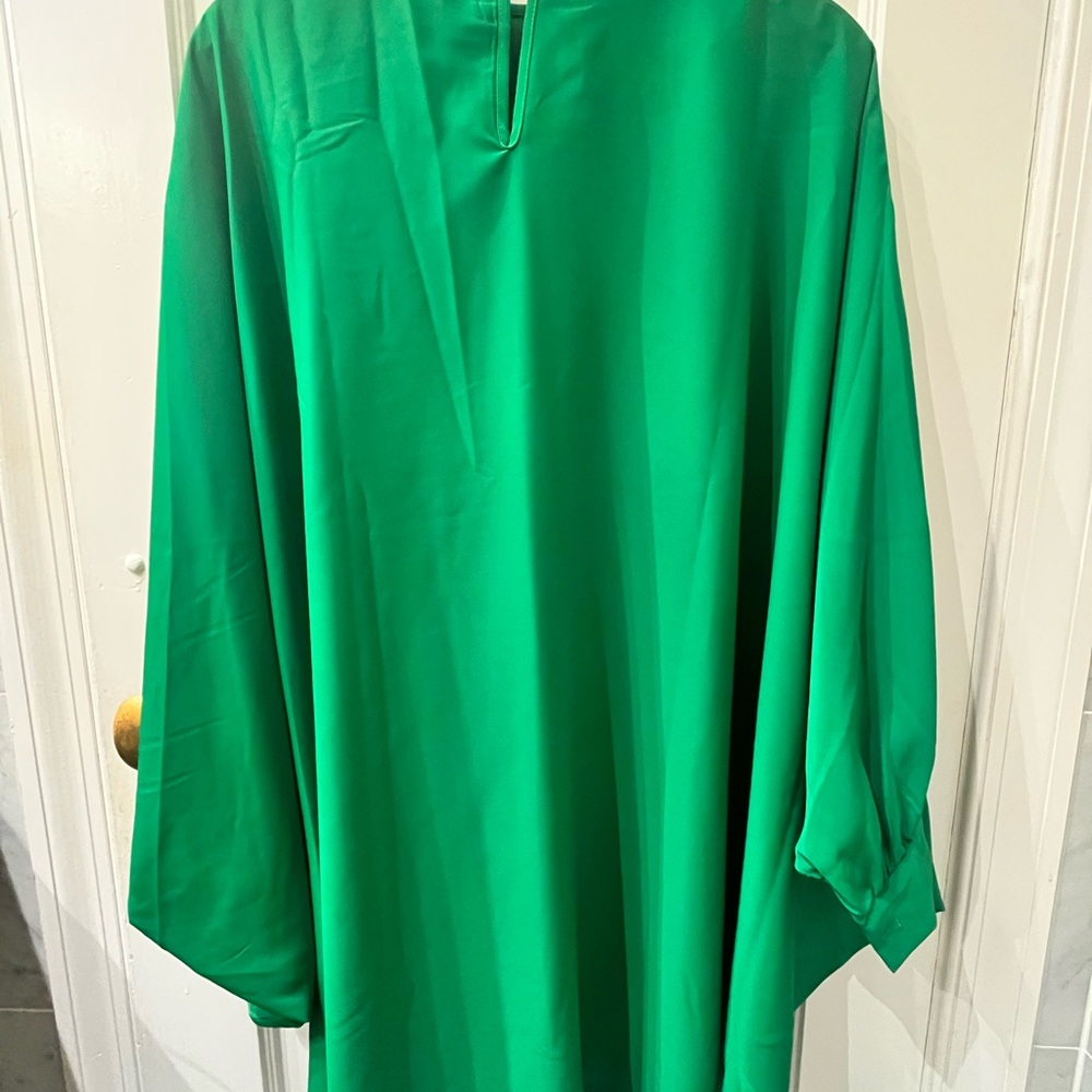 STYLEWE Green Long Sleeve Dolman Cocktail Dress - Picture 4 of 5